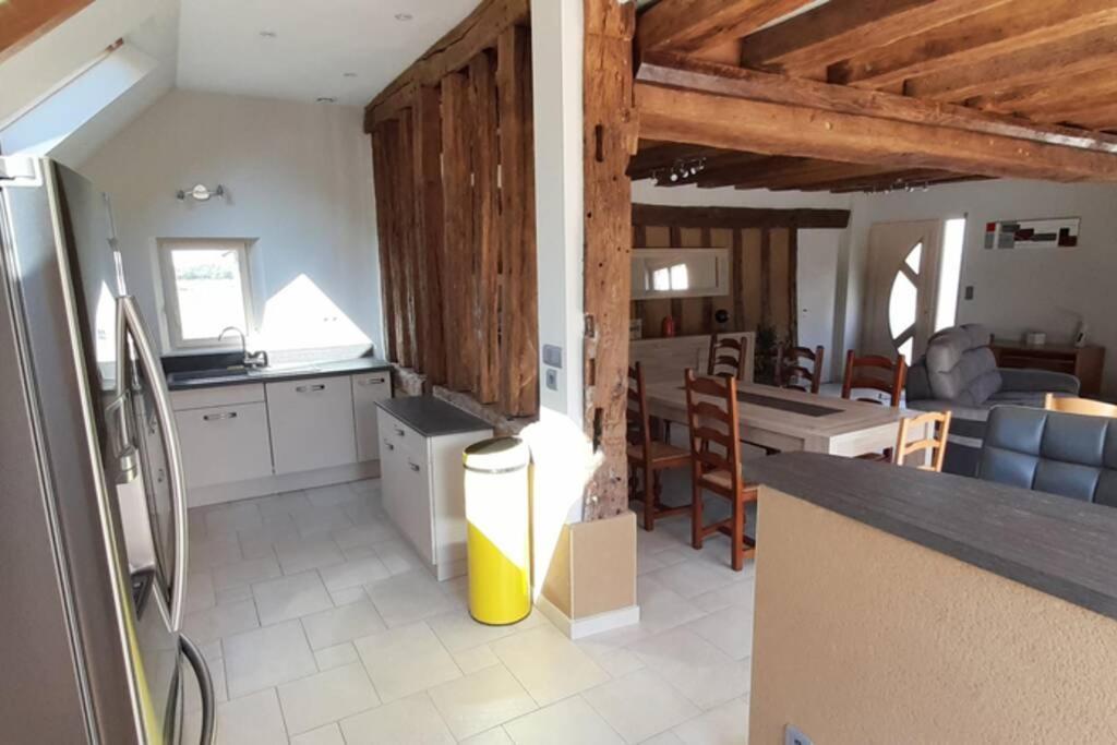 Maison En Colombage Renovee La Fontenelle  المظهر الخارجي الصورة